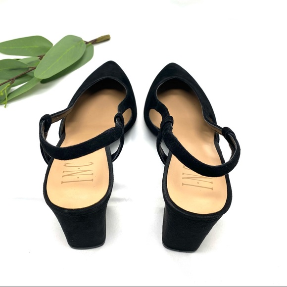 INC Brelina Suede Leather Slingback Heels size 7.5 - Picture 7 of 12